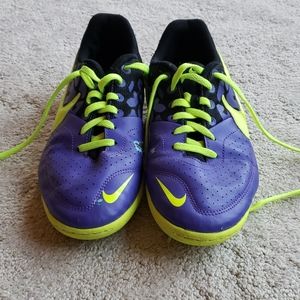Nike youth indoor soccer shoes.
